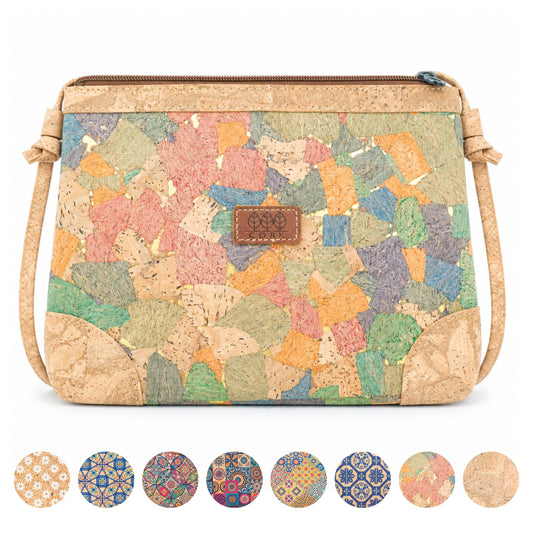 Cork Crossbody Bag with Back Zip Pocket | BAGD-669