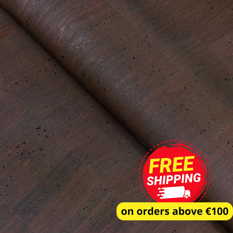 Earthy Brown Cork Fabric COF-609
