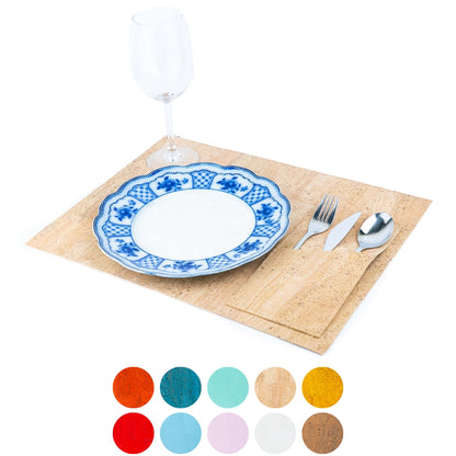 NEW STYLE Rectangular Cork placemat 42x32 cm  (1unit) L-1114