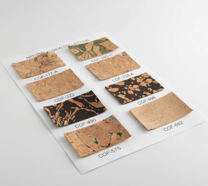 Best-Selling Cork Fabric Sample Set – Mixed Styles Collection (8 Pieces)