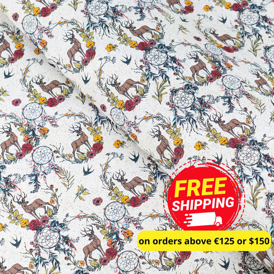 Boho Forest Cork Fabric COF-619