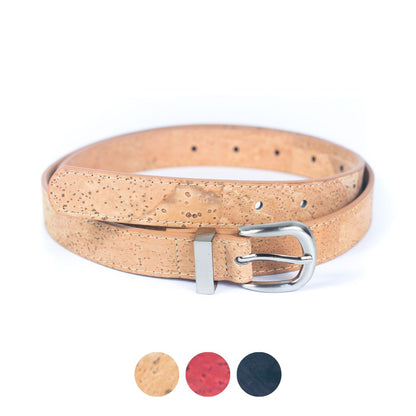 Double-Sided Cork Women's Belt L-1006