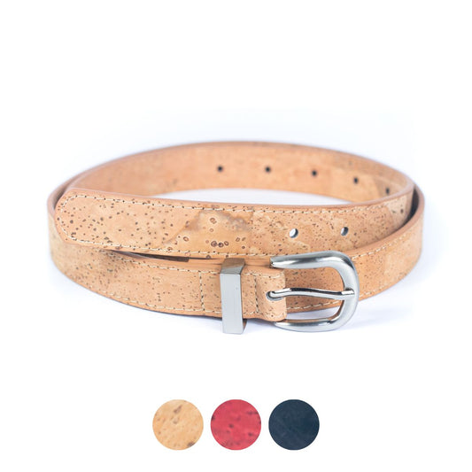 Double-Sided Cork Women's Belt L-1006