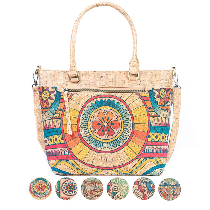 Flash Sale Printed Cork Crossbody and Handbag for Women BAGD-556