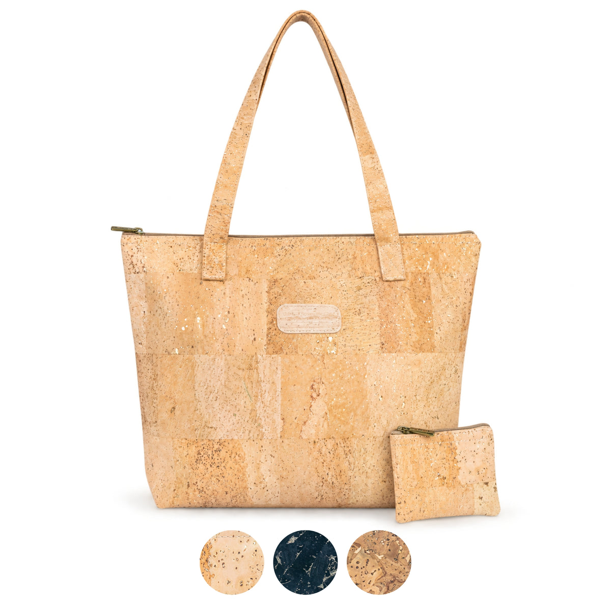 Cork Tote Bag with Matching Coin Purse – BAGP-404