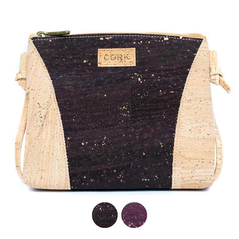 Cork Crossbody Bag Shoulder Purse with Zipper Closure BAGP-328