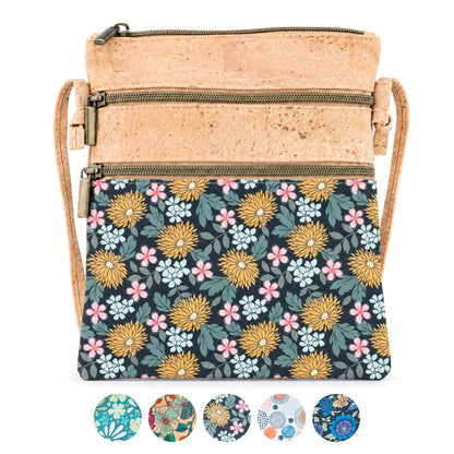 Cork Botanica Slim Crossbody Bag — BAG-2409