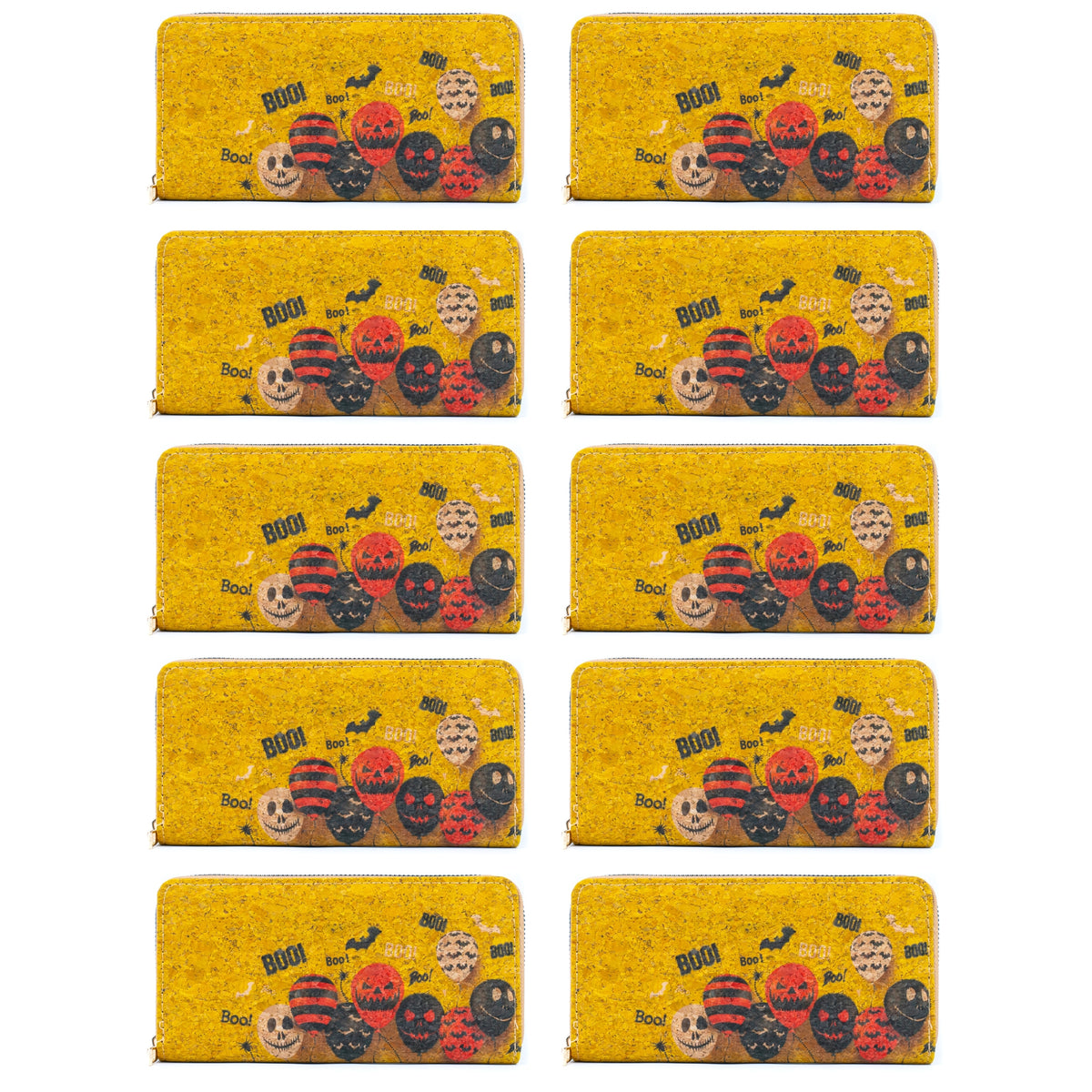 Halloween Cork Wallet – Spooky Printed Wallet | BAGD-625-10