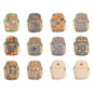 12 UNITS - Mixed Cork Crossbody Bags With Front Pocket BAGD-619-MIX-12
