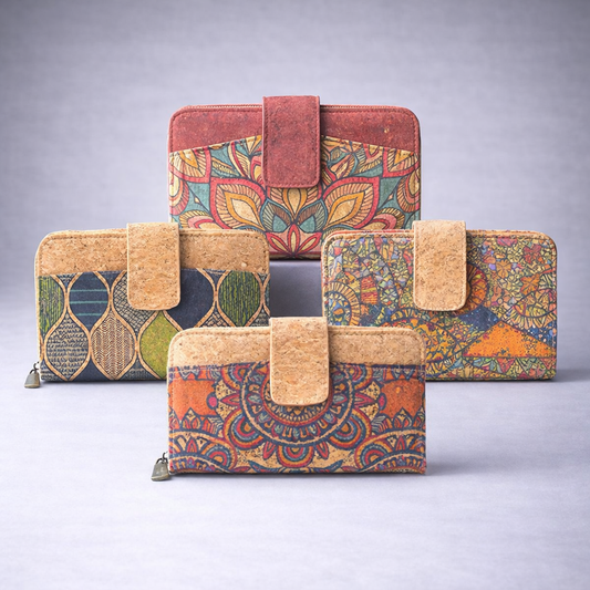 Ladies Natural Cork Wallet BAG-2237