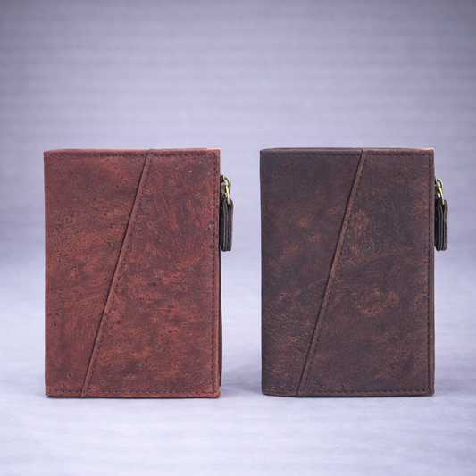 Classic Brown Cork Bifold wallet- BAG-2072