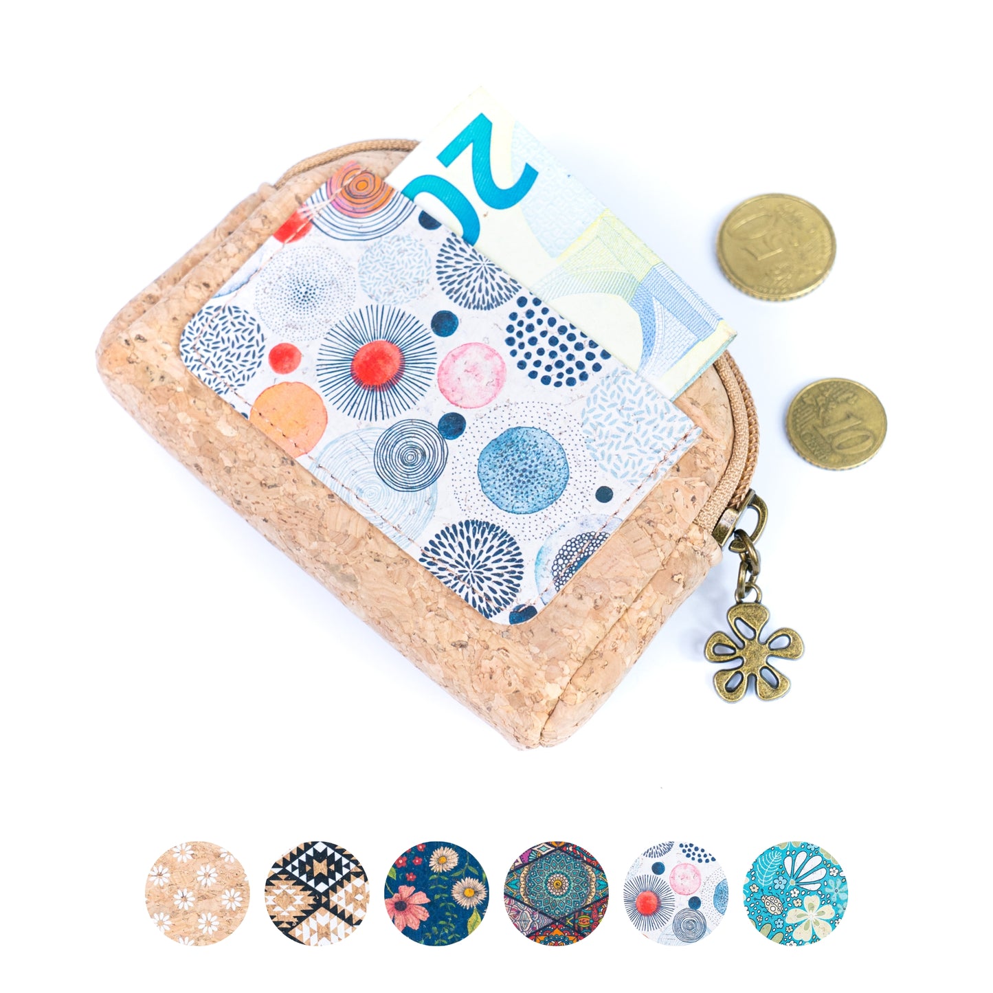 Cork Coin Purse with Card Pocket BAG-2376