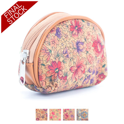 (5Units)Cork Ladies Half-Round Coin Purse Bagd-275-A Flash Sales