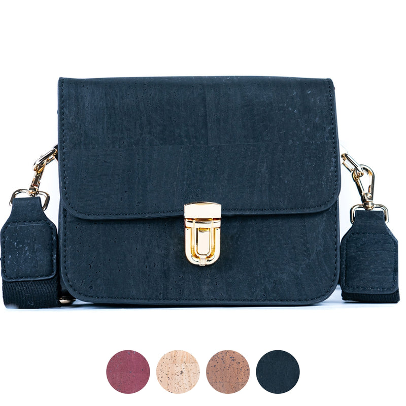 Elegant Solid Color Cork Crossbody Bag for Women BAG-2324