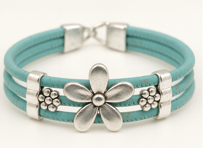 3mm Blue Round Cork Cord COR-647 (10 meters)