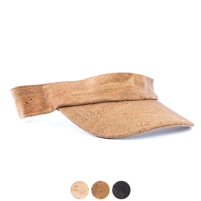 Natural Cork Sun Visor Hat L-1127