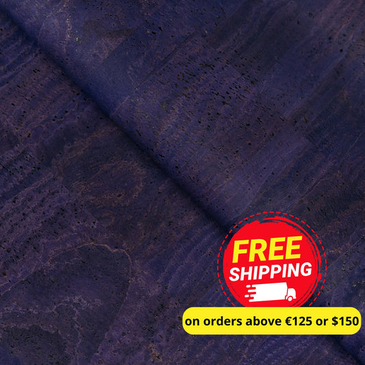Deep Purple Cork Fabric COF-678