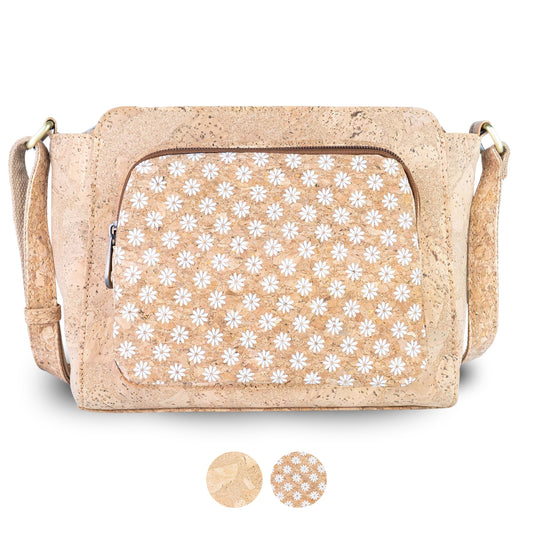 Cork Crossbody Bag — Adjustable Strap BAGD-642
