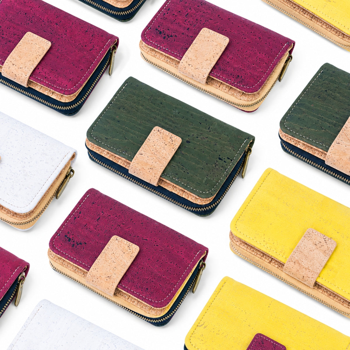 Stylish and Functional Medium-Sized Women's Cork Wallet BAGP-386