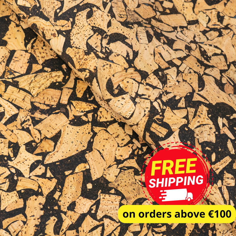 Cork Fabric Mixed with Coffee Grounds COF-652