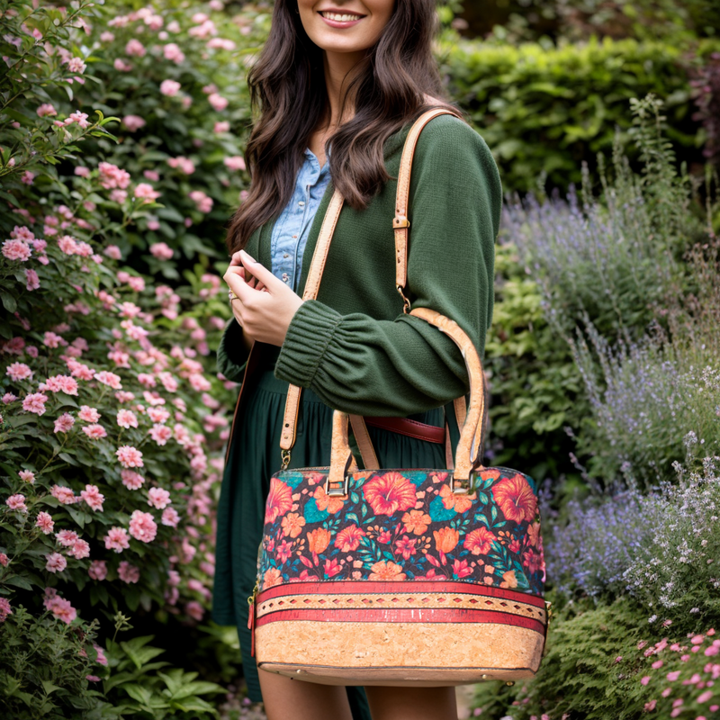 Lina Cork Everyday Handbag-Bag-2225