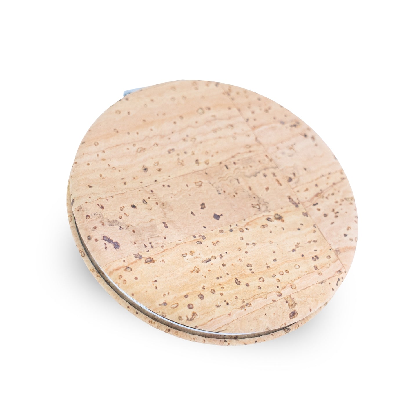 Round Cork Compact Mirror – Double-Sided (12-Pack) L-1208-12