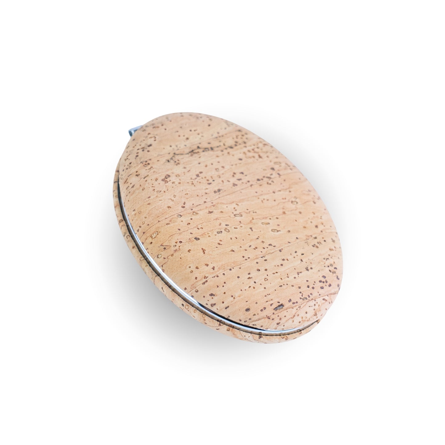 Oval Cork Compact Mirror – Double-Sided (12-Pack) L-1207-12