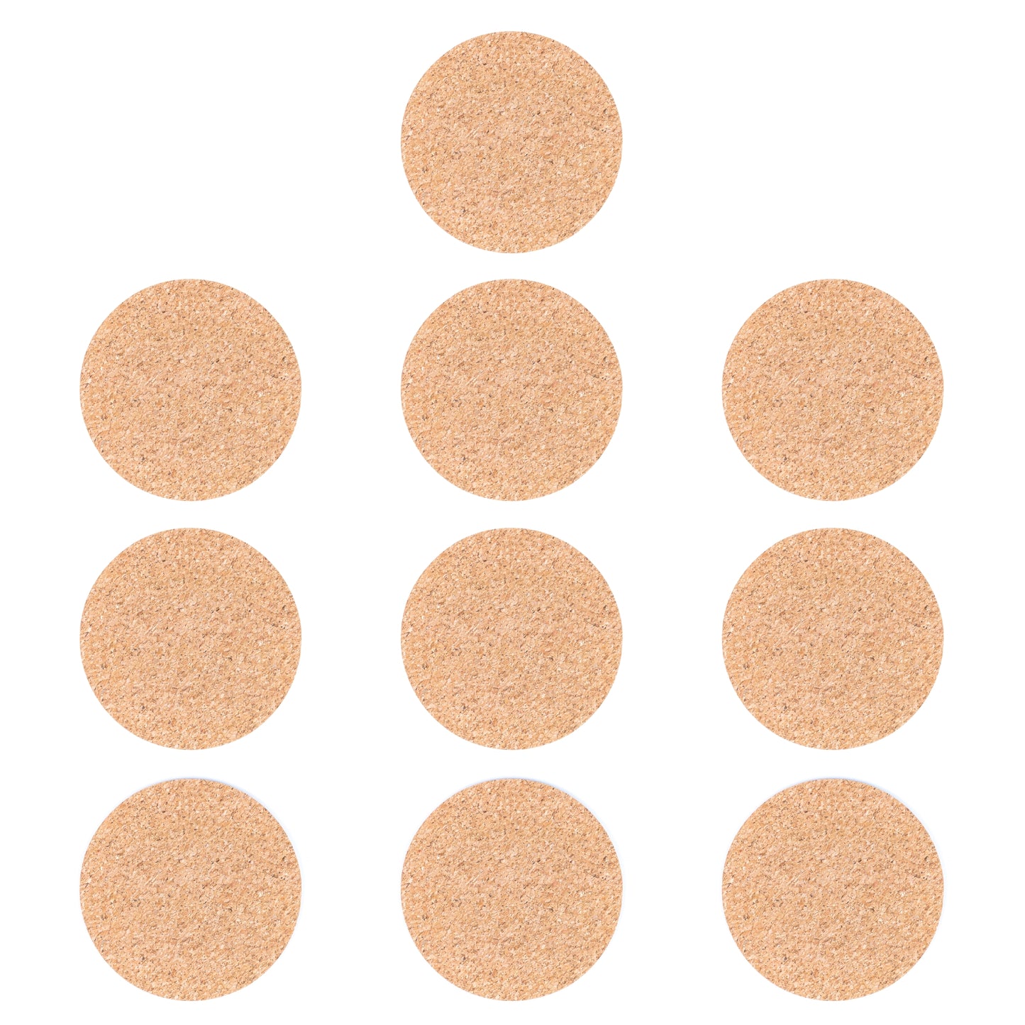 10units- Natural Cork Coasters L-1172-10