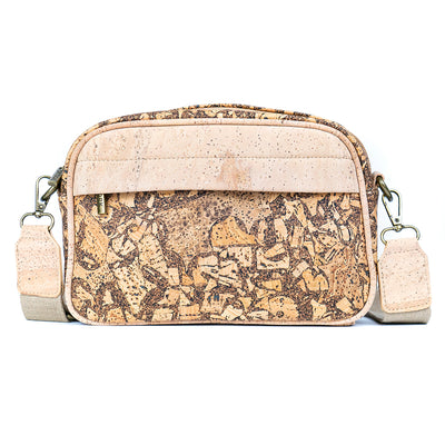 Men's Cork and Coffee Grounds Crossbody Bag BAG-2343