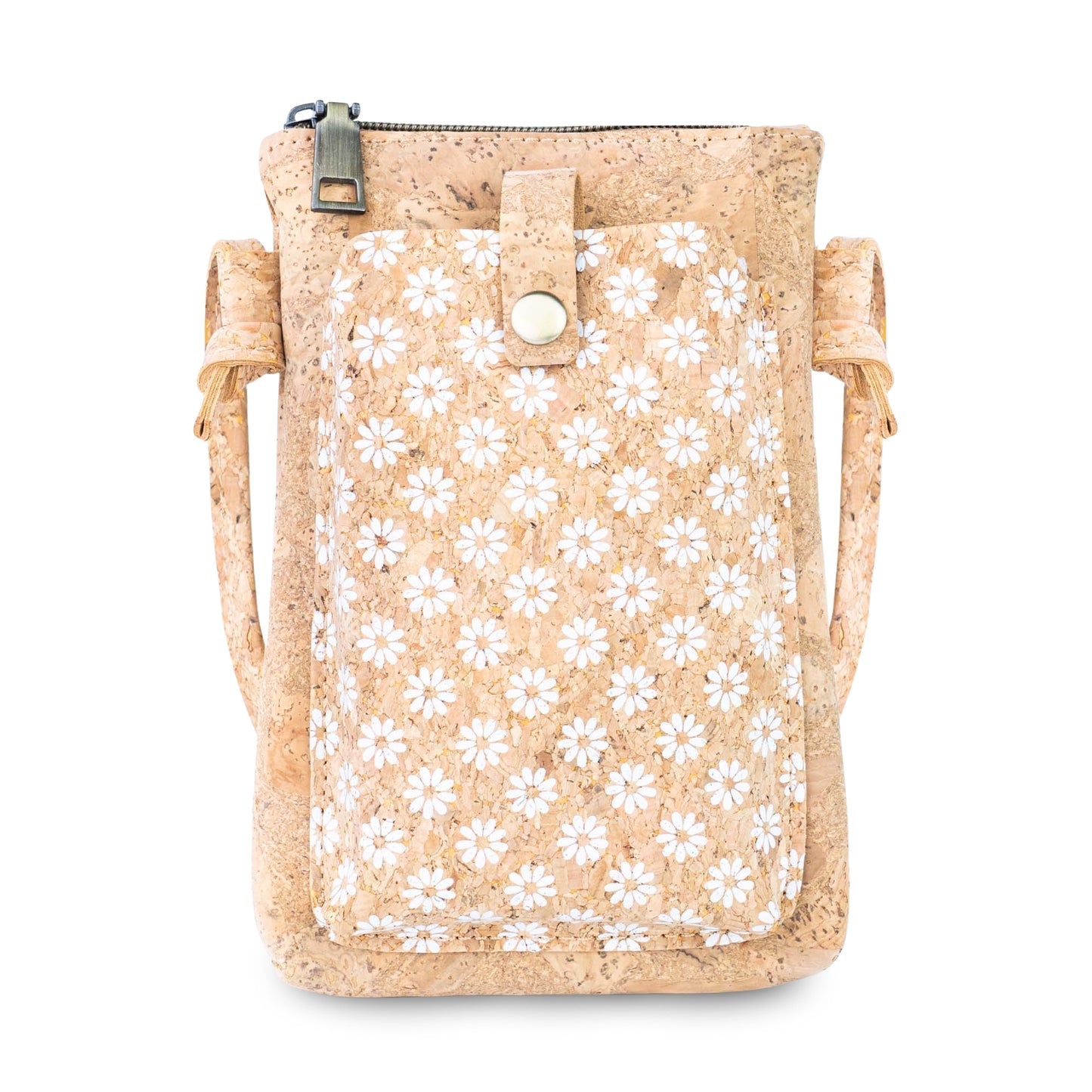 Cork Phone Crossbody Bag with Front Pocket BAGD-649