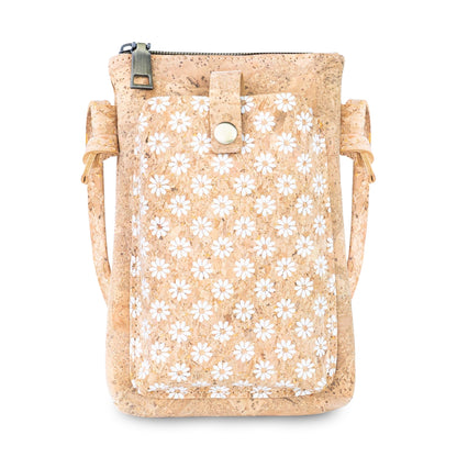 Cork Phone Crossbody Bag with Front Pocket BAGD-649