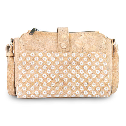 Natural Cork Multi-Compartment Crossbody Bag BAGD-657