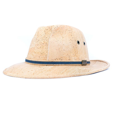 Cork Safari Hat with Contrast Trim L-1144