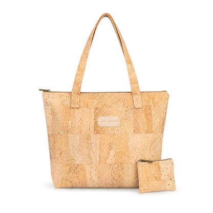 Cork Tote Bag with Matching Coin Purse – BAGP-404