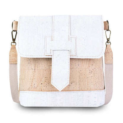 Cork Crossbody Bag | Double-Sided Natural Cork with Detachable Strap BAGP-374