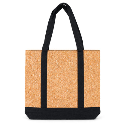 Cork Terra Contrast Cotton Tote Bag — BAG-2415