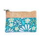 Chic Printed Cork Mini Wallet for Women with Dual Zip Compartments BAG-2316