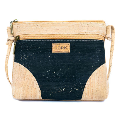 Cork Crossbody Bag Shoulder Purse with Zipper Pocket BAGP-327