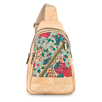 Cork Mosaic Sling Bag — BAG-2410