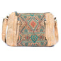 Cork Crossbody Bag – Colorful Tile Pattern BAGD-608