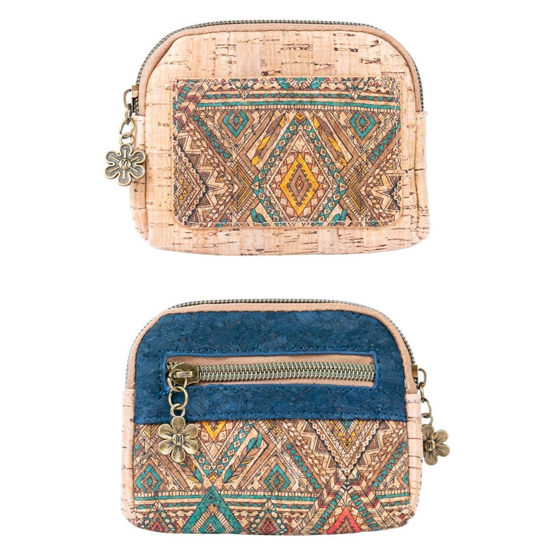 Cute Printed Cork Coin Purse for Women  BAGD-171