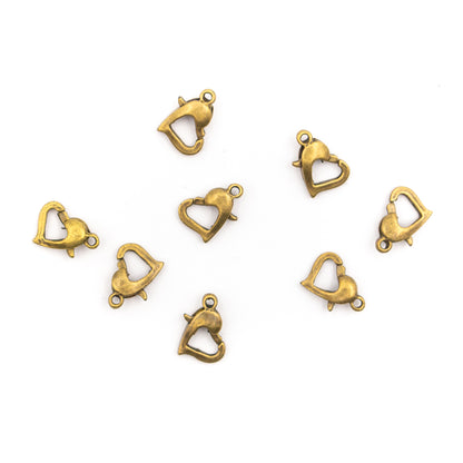 20pcs Heart shaped connecting buckle D-6-231