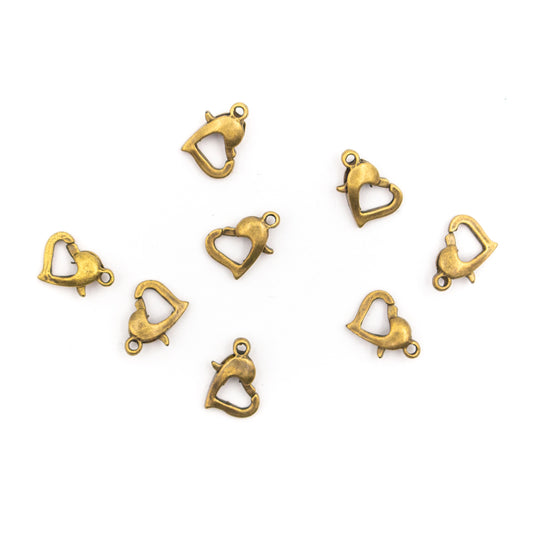 20pcs Heart shaped connecting buckle D-6-231