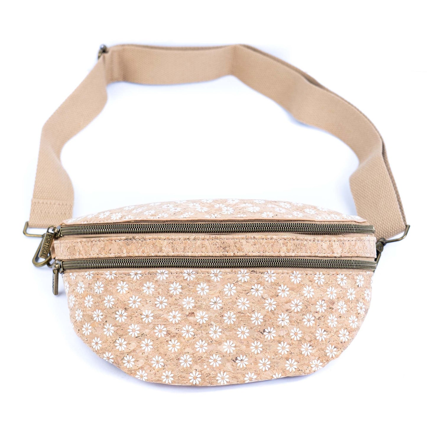 Cork Waist Bag with Double Zipper BAG-2379