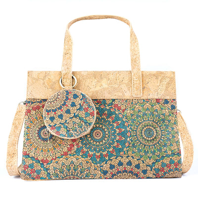 Cork Handbag with Coin Purse BAGD-613