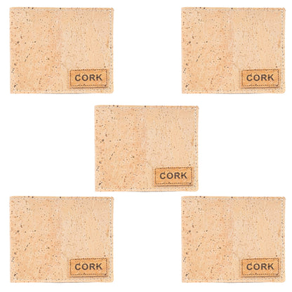 Minimalist Cork Wallet for Men – Natural & Black OptionsBAGP-157（5units）