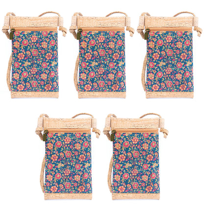 Printed Cork Women's Mini Crossbody Phone Bags BAGP-040(5units)