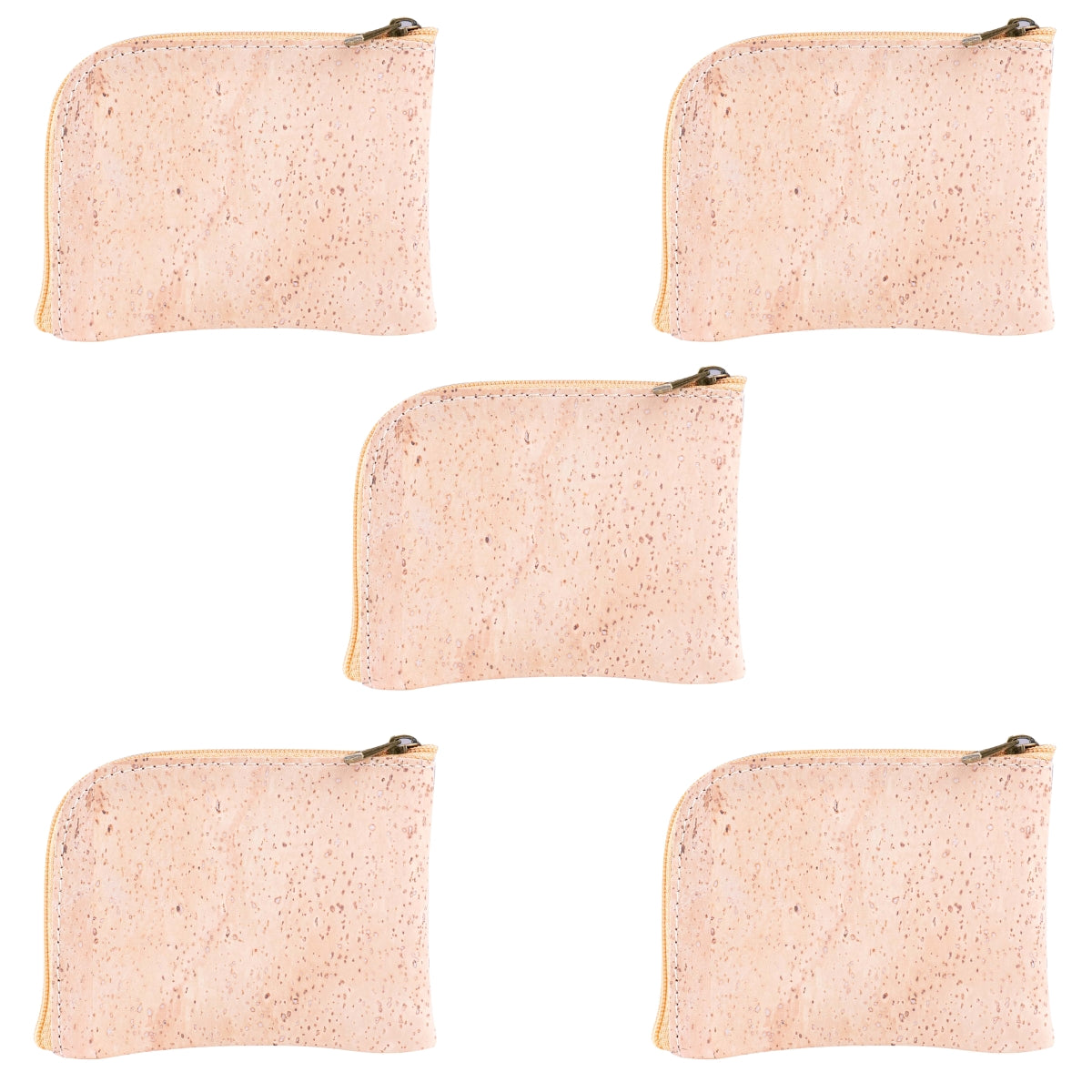 Men’s Black Cork Card & Coin Wallet – BAGP-051-A (5units）