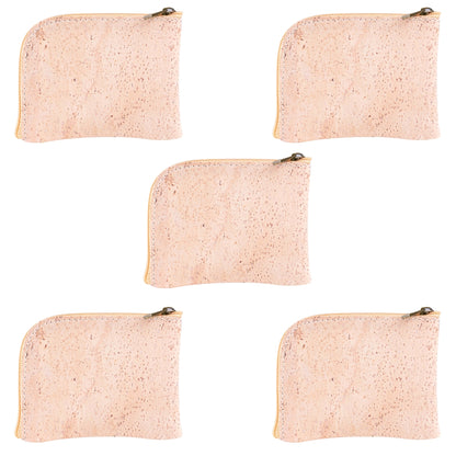 Men’s Black Cork Card & Coin Wallet – BAGP-051-A (5units）