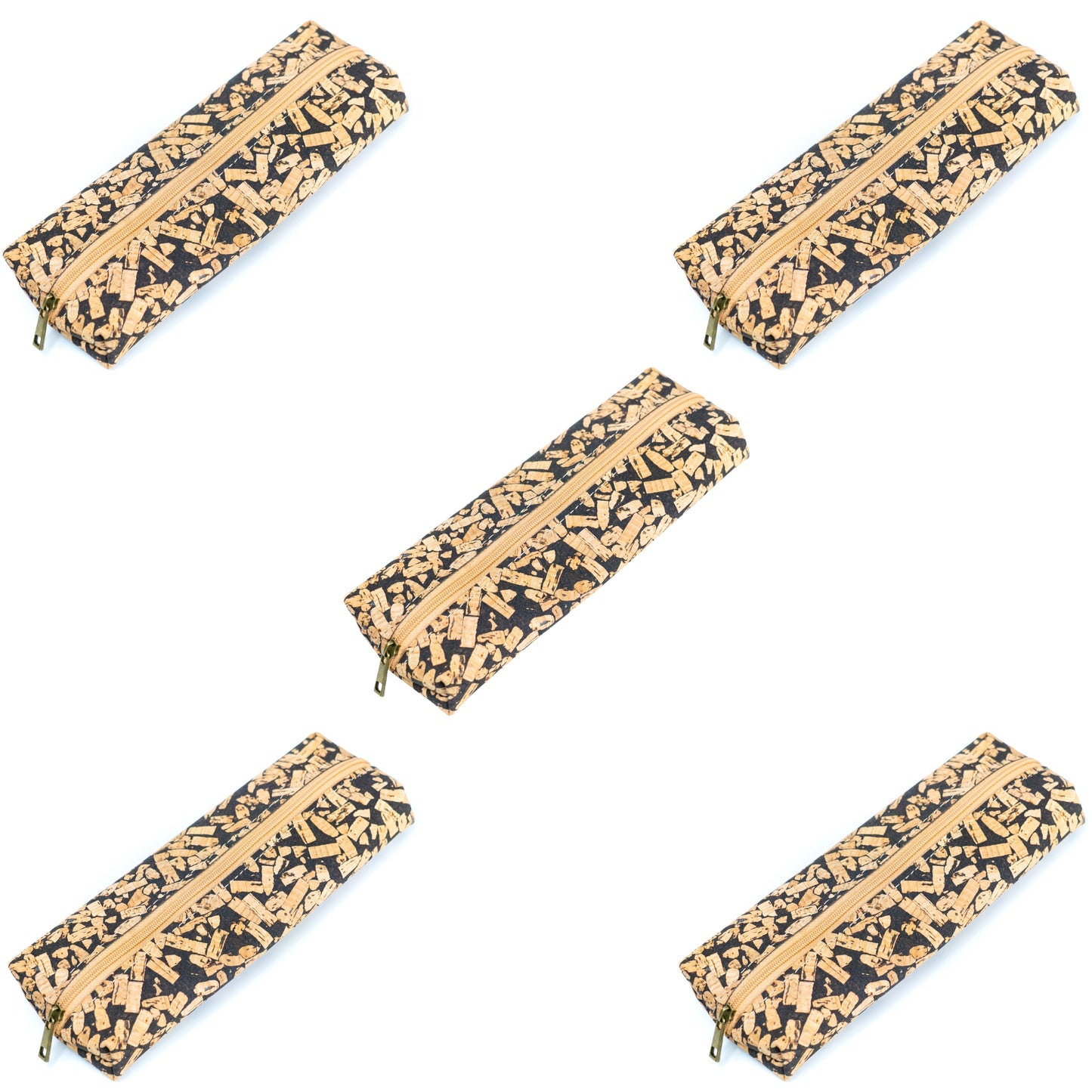 Cork Pencil Case – Pack of 5 | Lightweight, Durable & Stylish BAGP-339